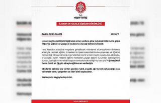 Niğde’de eğitime 1 gün ara verildi