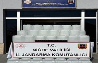 Niğde’de jandarmadan sahte alkol operasyonu
