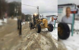 Nilüfer’de ekipler karla mücadele için görev...