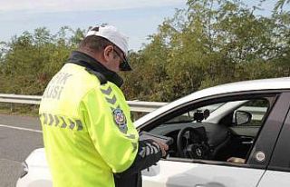 Ordu’da bir haftada 18 binden fazla araç ve sürücüsü...