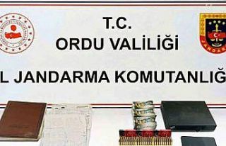 Ordu’da tefecilik operasyonunda 1 tutuklama