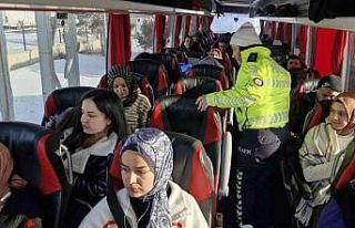 Polisten kemen ve lastik denetimi