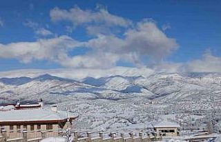 Pütürge’de kar manzaraları