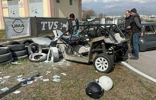 Ralli tutkunu ünlü iş insanı kazada ağır yaralandı