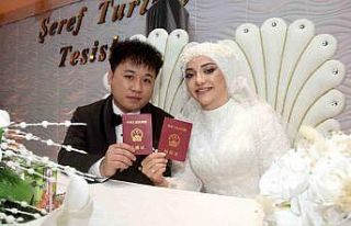 Rize’ye Çinli damat