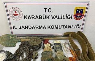 Safranbolu’da kaçak kazı yapan 3 kişi suçüstü...