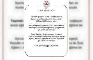 Sakarya’da bir ilçede taşımalı eğitime 1 gün...