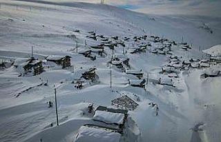 Sakin şehir Şavşat’ın kış manzaraları büyülüyor