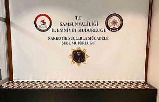 Samsun’da 2 bin 392 adet sentetik ecza ele geçirildi