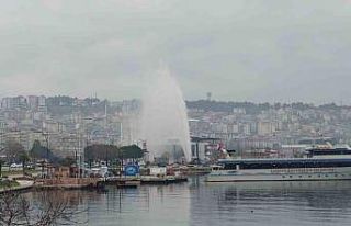 Samsun’da patlayan su borusu onarıldı, su verilmeye...