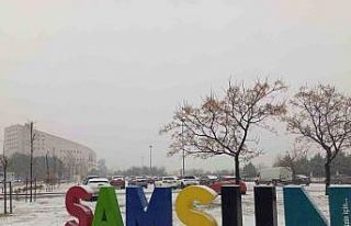 Samsun’da yoğun kar yağışı