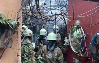 Sarıyer’de gecekondu yangını