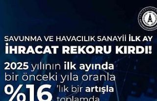 Savunma ve havacılık sanayi ihracatı 2024 Ocak’a...