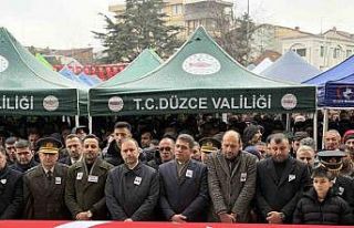 Şehit Uzman Çavuş Mustafa Bazna son yolculuğuna...