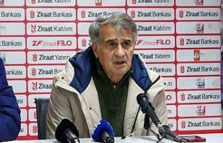 Şenol Güneş: "Kazanmak için geldiğimiz müsabakada...
