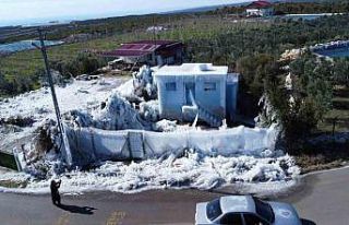 Sibirya değil Mersin: Oluşan manzara buzul çağına...