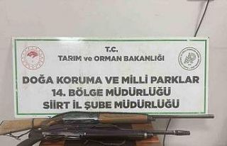 Siirt kaçak avcılığa 30 bin lira para cezası
