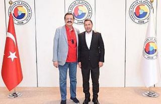Siirt TSO Başkanı Güven Kuzu, TOBB Başkanı Hisarcıklıoğlu...