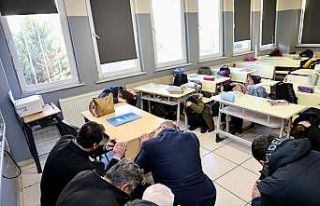 Silivri’de okullarda deprem tatbikatı