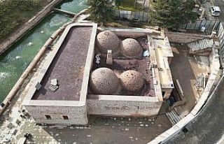 Sille Hacı Ali Ağa Hamamı’nın restorasyonu devam...