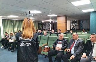 Sinop’ta bağımlılıkla mücadele semineri