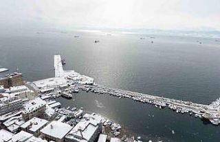 Sinop’ta kar güzelliği