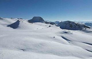 Şırnak’ta karla kaplı alanlar havadan görüntülendi