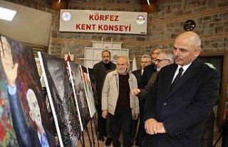 "Siyah Beyaz Gazze" sergisi duygulandırdı