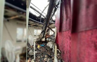 Sobadan çıkan yangın evi küle çevirdi