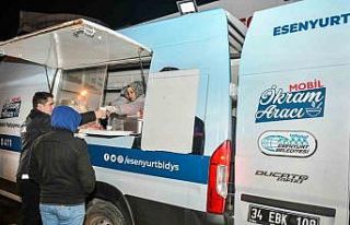 Soğuk kış günlerinde vatandaşın içini ısıtan...