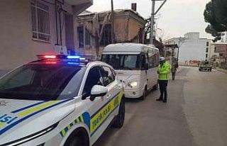 Sultanhisar’da okul servis araçları denetlendi