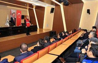 Talas personeline ilk yardım eğitimi
