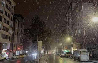 Tatvan’da kar yağışı başladı