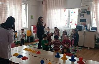 Tavşanlı Hande Gül Anaokulu’nda depremin yıl...
