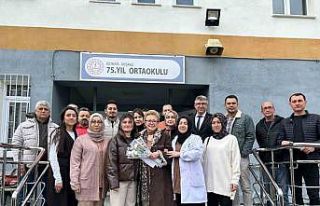 Tavşanlı’da duygusal veda, 33 yıllık öğretmenlik...