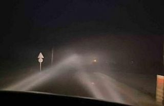 Tekirdağ-Malkara yolunda yoğun sis etkili oldu,...
