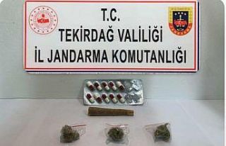 Tekirdağ’da jandarmadan uyuşturucu operasyonu