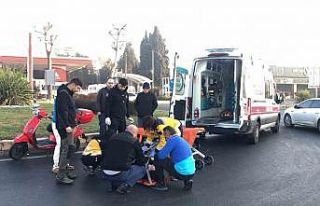 Tekirdağ’da kaygan zemin kazaya neden oldu: 1 yaralı