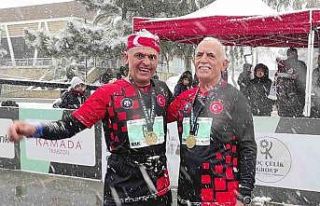 Trabzon yarı maratonunda koştular