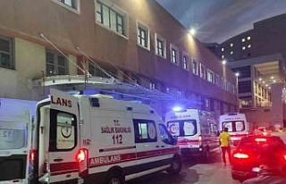 Tuğla fabrikasında pres bandına sıkışan işçi...