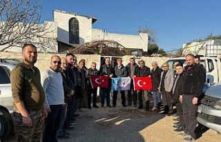 Türk Dünyası Yörük Türkmen Birliği Suriye temaslarını...