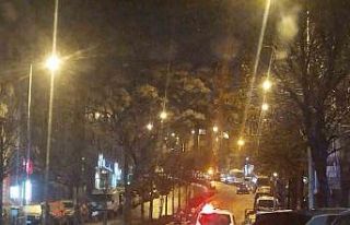 Üsküdar’da istinat duvarı yan yattı, 4 katlı...