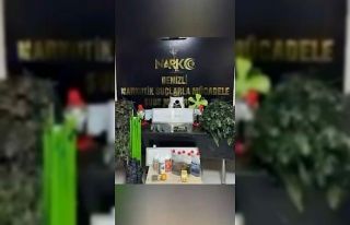 Uyuşturucu imal etmek için evine sistem kurmuş