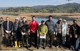 Yaban hayatına kucak açan Aydın’ın sulak alanlarına...