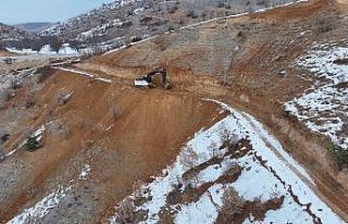 Yeşilyurt kırsalında yeni yol çalışmaları başladı