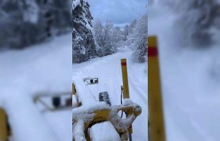 Zonguldak’ta kapalı 142 köy yolunu açma çalışmaları...