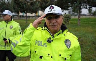 68 yaşındaki huzurevi sakininin polislik hayali...