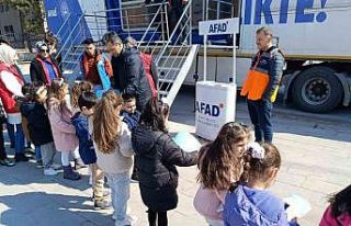 AFAD Deprem Simülasyon Tırı Erzincan’da