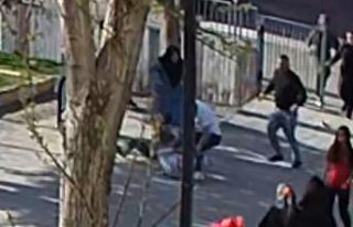 Aksaray’da okul müdürüne saldırı anı kamerada