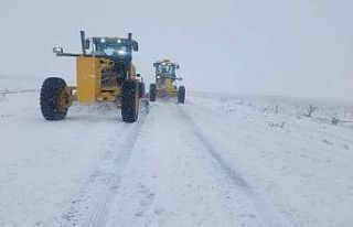 Aksaray’ın yüksek kesimleri beyaza büründü